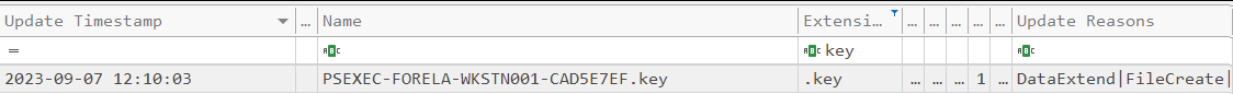 key file structure digital forensics